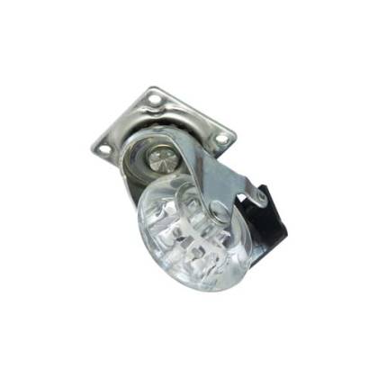 Rueda de cristal roller con freno 